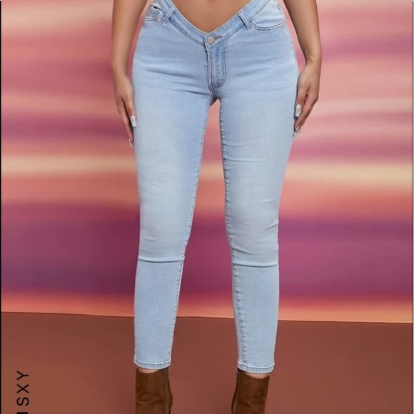 SHEIN | Drop Waist Jeans - Picture 2 of 2